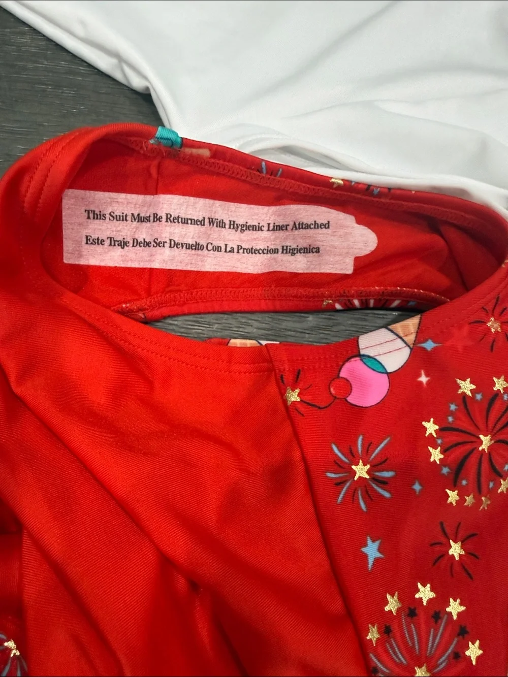 Cat & Jack Red Ice Cream & Popsicle One-Piece Swimsuit for Kids